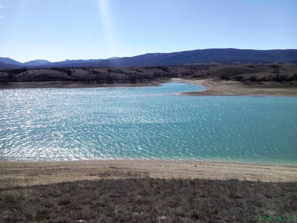 Белогорское водохранилище: в середине марта фото заметка о Крыму jokya.ru 