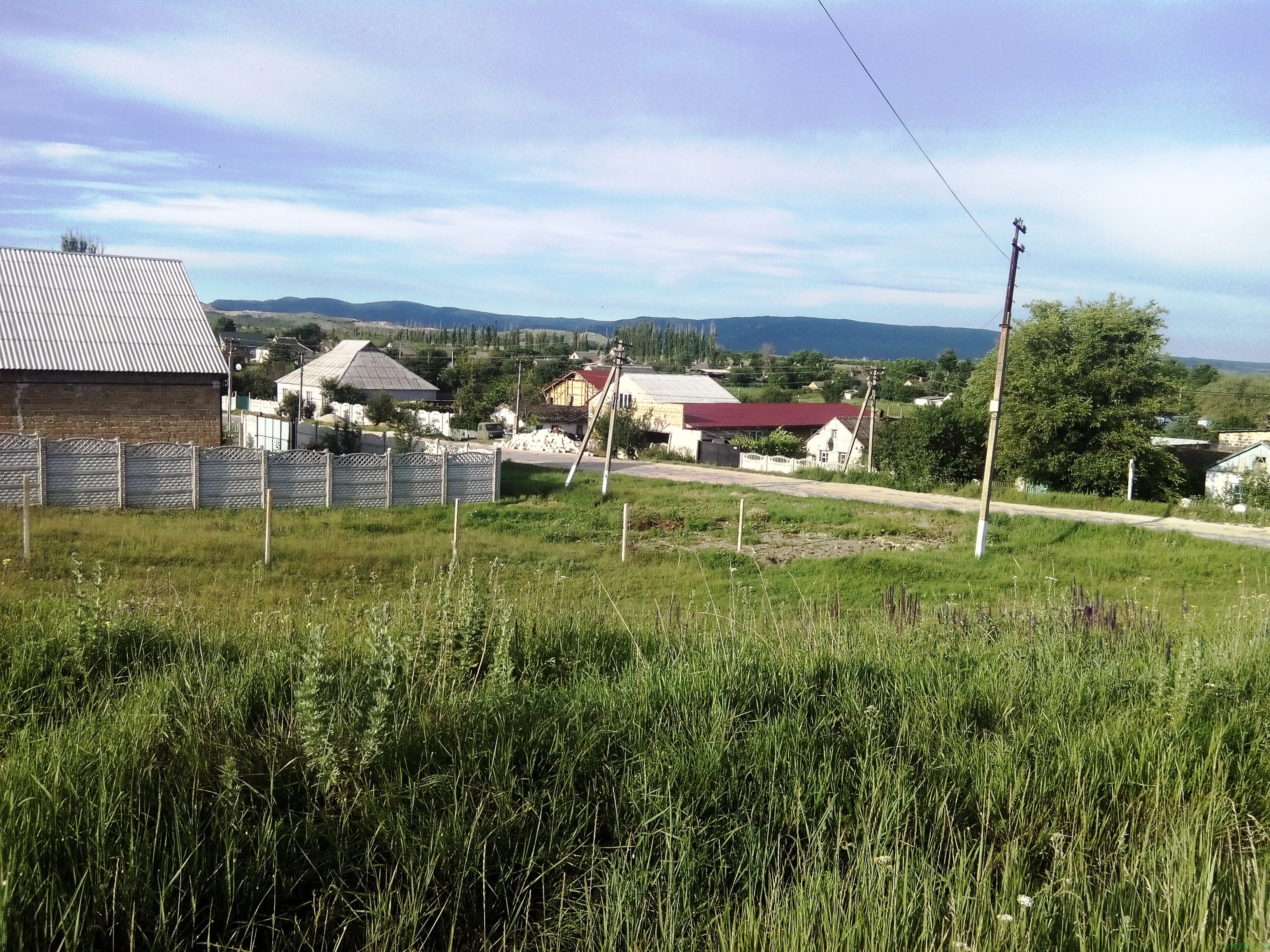 Дорога через село Чернополье утром фото заметка о Крыме jokya.ru 