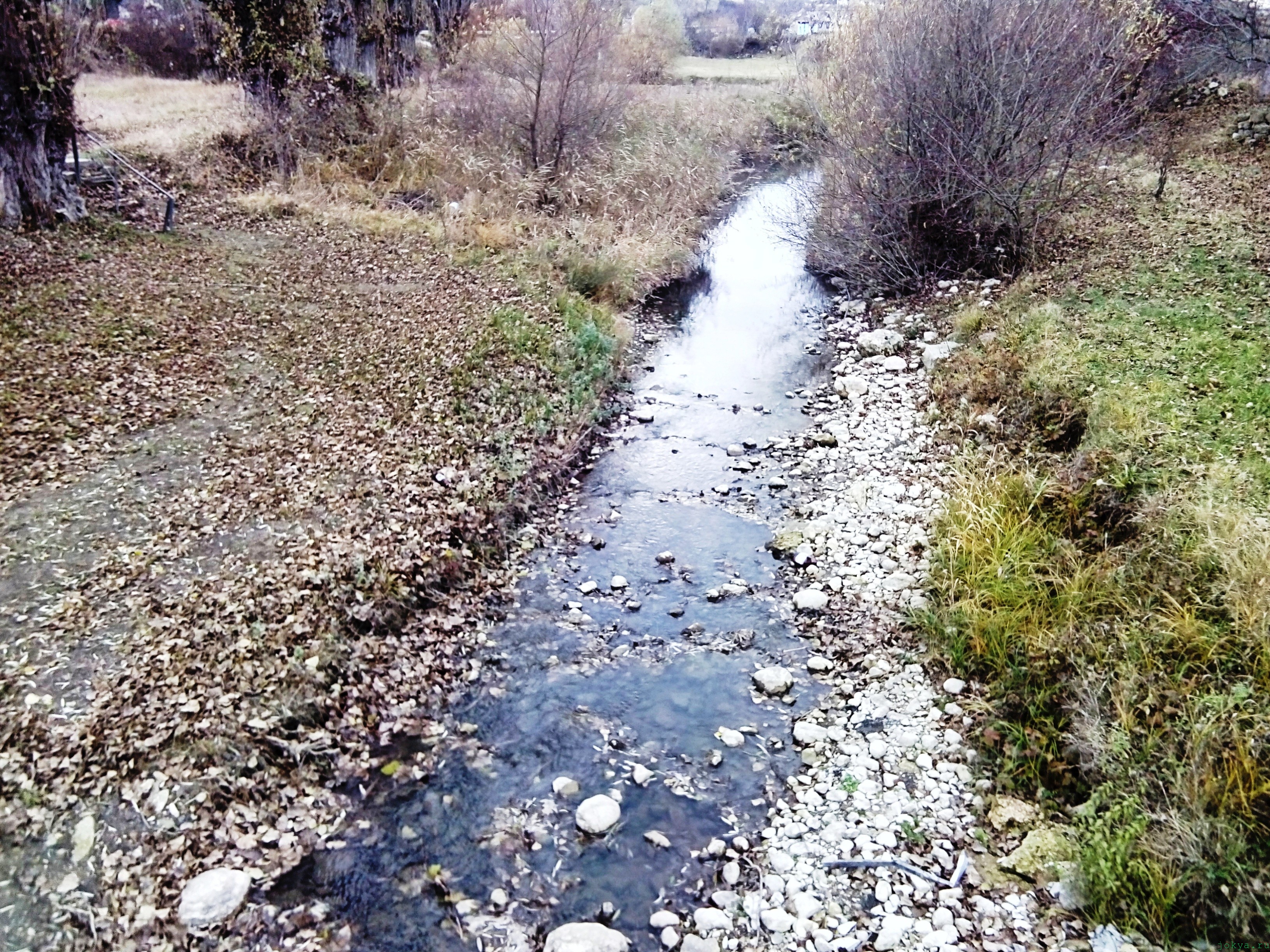 Танас река осенью в ноябре в Крыму моя фото реальность в Крыму jokya.ru 