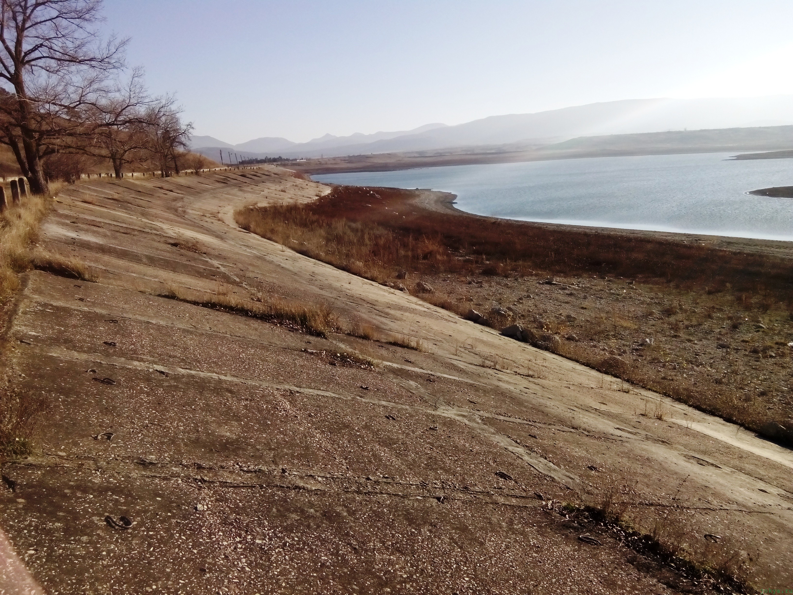 Тайганское водохранилище в ноябре 2016 фото заметка о реальности в Крыму jokya.ru 