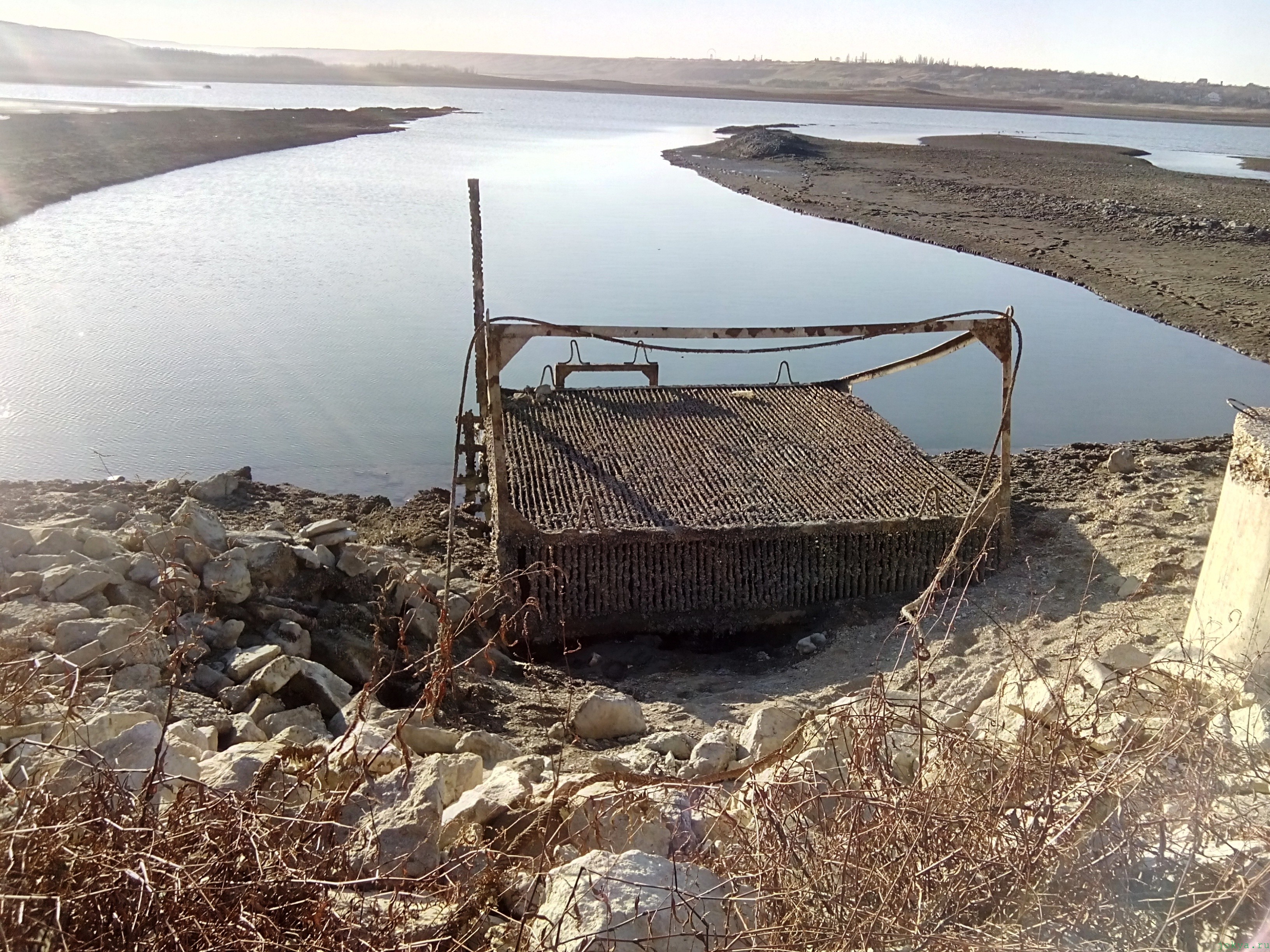 Тайганское водохранилище в ноябре 2016 фото заметка о реальности в Крыму jokya.ru