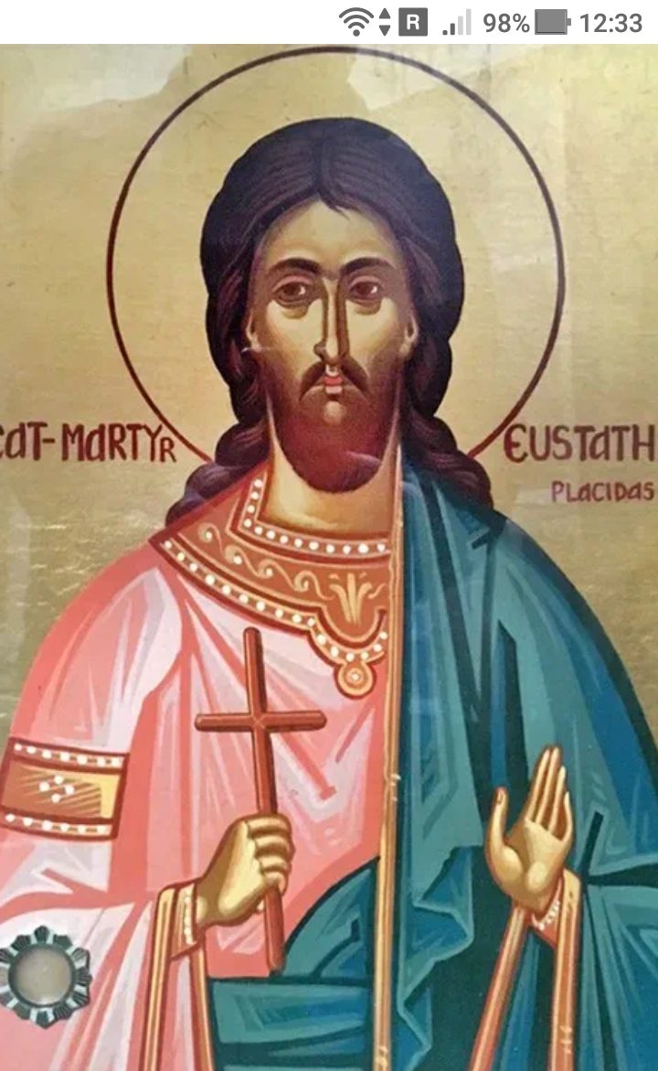 3 октября Святая Церковь чтит память святого семейства Евстафия Плакиды Римского - https://jokya.ru/ - фото, рисунок, картинка, эзотерика 4D